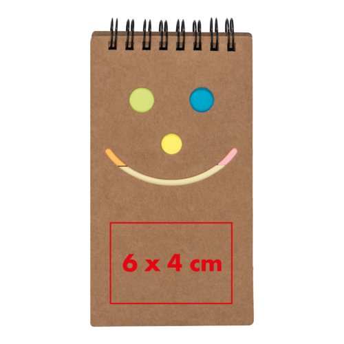 Marsala Notizblock mit Spiralbindung.