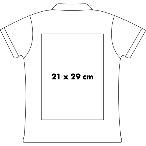 Safranfarbenes Damen Poloshirt aus Baumwolle mit kurzer Knopfleiste.