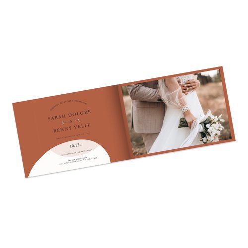 Hochzeitskarten mit partiellem UV-Lack, Maxi-Format Hochformat 4