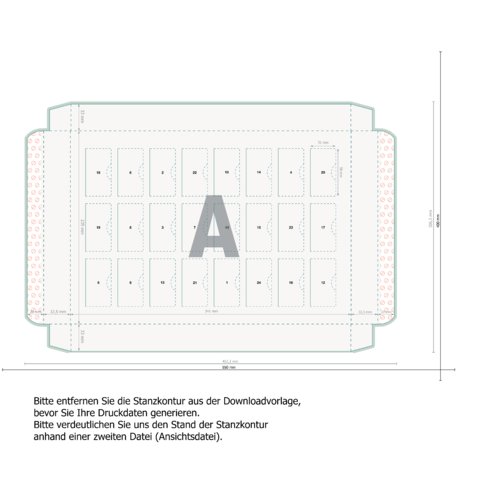 Premium Adventskalender ECO mit Milka Favourites Mix 9