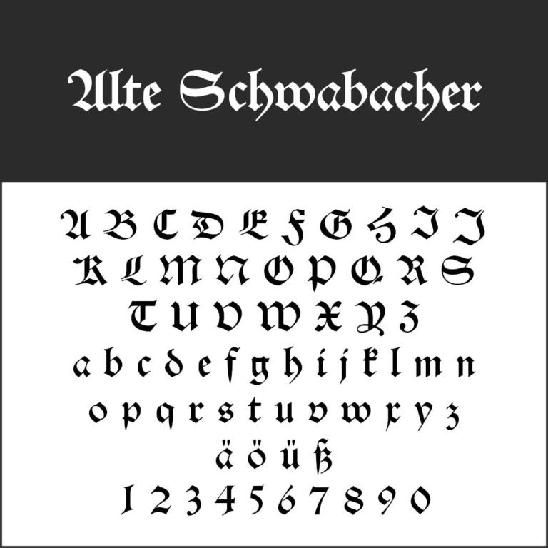 Altdeutsche Schrift Wissenswertes Und Kostenlose Fonts