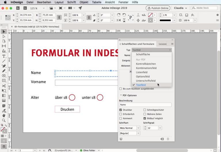 PDF-Formular Erstellen: Ausfüllbar & Interaktiv In Word & InDesign