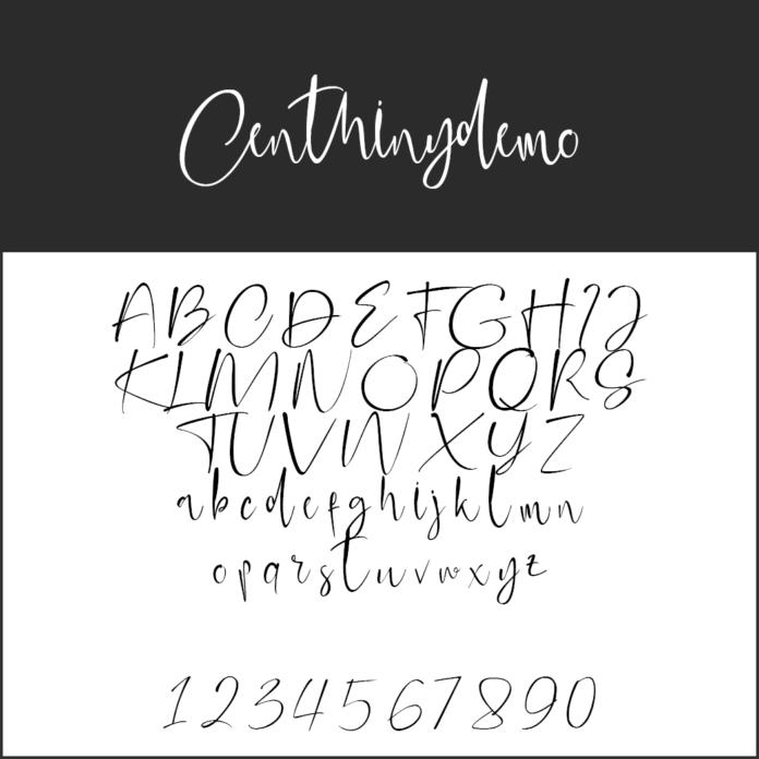 Kalligraphie-Schrift Als Schwungvolle Download-Fonts