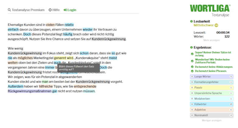 Textanalyse Tools Im Test: Von Wortliga Bis Duden Mentor