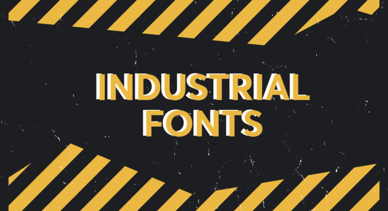 Industrial Font: Gratis-Beispiele zum Download