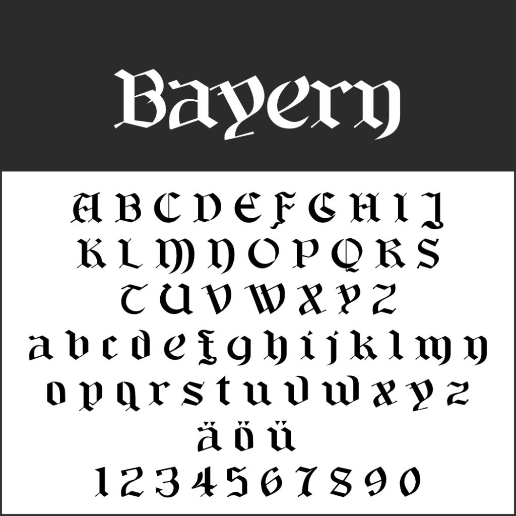 Bayerische Schrift: Spurensuche Und Gratis-Fonts